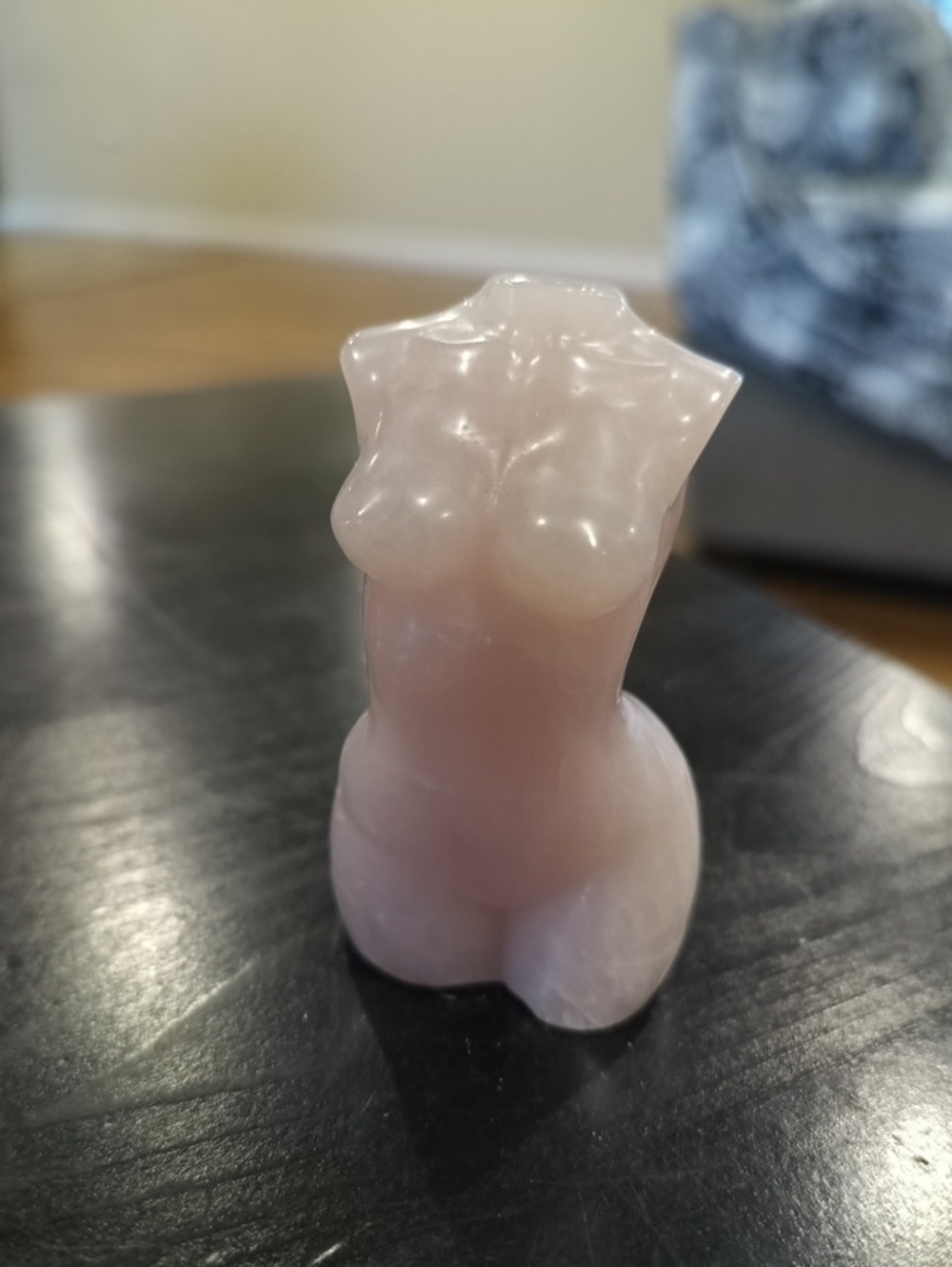 Rose Quartz Lady Body Crystal